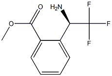 METHYL 2-((1R)-1-AMINO-2,2,2-TRIFLUOROETHYL)BENZOATE Struktur