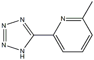 2-METHYL-6-(1H-TETRAZOL-5-YL)PYRIDINE Struktur