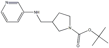 1-BOC-3-[(PYRIDIN-3-YLAMINO)-METHYL]-PYRROLIDINE Struktur