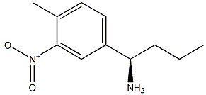 (1R)-1-(4-METHYL-3-NITROPHENYL)BUTYLAMINE Struktur