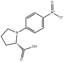 1-(4-NITROPHENYL)PYRROLIDINE-2-CARBOXYLIC ACID Struktur