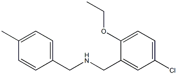 N-(5-CHLORO-2-ETHOXYBENZYL)-N-(4-METHYLBENZYL)AMINE Struktur