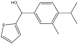 5-METHYL-2-THIENYL-(4-ISOPROPYLPHENYL)METHANOL Struktur