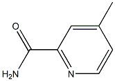 4-METHYL-PYRIDINE-2-CARBOXYLIC ACID AMIDE Struktur