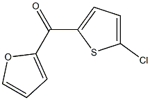 (5-CHLOROTHIEN-2-YL)(2-FURYL)METHANONE Struktur