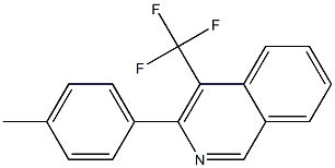 3-P-TOLYL-4-TRIFLUOROMETHYLISOQUINOLINE Struktur