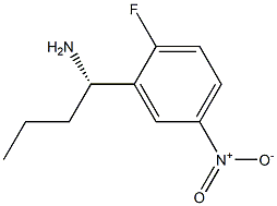 (1S)-1-(2-FLUORO-5-NITROPHENYL)BUTYLAMINE Struktur