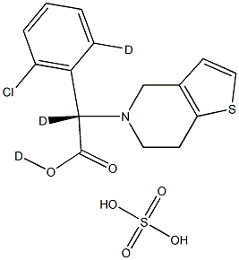 CLOPIDOGREL-D3 HYDROGENSULFATE Struktur