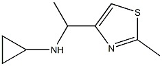 CYCLOPROPYL-[1-(2-METHYL-THIAZOL-4-YL)-ETHYL]-AMINE Struktur