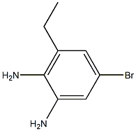 5-BROMO-3-ETHYLBENZENE-1,2-DIAMINE Struktur