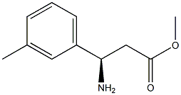 METHYL (3R)-3-AMINO-3-(3-METHYLPHENYL)PROPANOATE Struktur