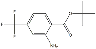 2-AMINO-4-TRIFLUOROMETHYL-BENZOIC ACID T-BUTYL ESTER Struktur