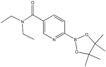 N,N-DIETHYL-6-(4,4,5,5-TETRAMETHYL-[1,3,2]DIOXABOROLAN-2-YL)-NICOTINAMIDE Struktur