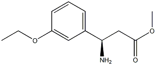 METHYL (3R)-3-AMINO-3-(3-ETHOXYPHENYL)PROPANOATE Struktur