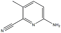 6-AMINO-3-METHYLPYRIDINE-2-CARBONITRILE Struktur