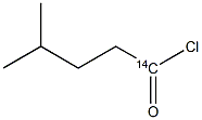 4-METHYL PENTANOYL CHLORIDE-1-14C Struktur