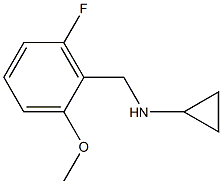 (1R)CYCLOPROPYL(6-FLUORO-2-METHOXYPHENYL)METHYLAMINE Struktur