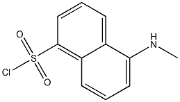 5-METHYLAMINO-NAPHTHALENE-1-SULFONYL CHLORIDE Struktur