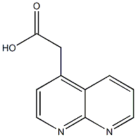 1,8-NAPHTHYRIDIN-4-YLACETIC ACID Struktur