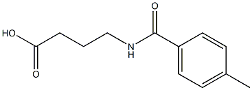 4-[(4-METHYLBENZOYL)AMINO]BUTANOIC ACID Struktur