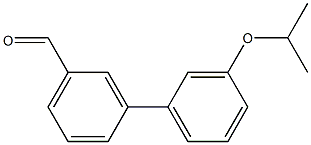 3-(3-ISOPROPOXYPHENYL)BENZALDEHYDE Struktur