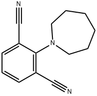 2-(1-AZEPANYL)ISOPHTHALONITRILE Struktur