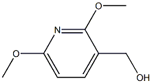 2,6-DIMETHOXYPYRIDINE-3-METHANOL Struktur