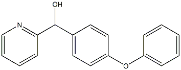 4-PHENOXYPHENYL-(2-PYRIDYL)METHANOL Struktur