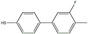 4-(3-FLUORO-4-METHYLPHENYL)THIOPHENOL Struktur