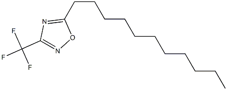 3-TRIFLUOROMETHYL-5-UNDECYL-1,2,4-OXADIAZOLE Struktur