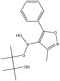 3-METHYL-5-PHENYLISOXAZOLE-4-BORONIC ACID PINACOL ESTER Struktur