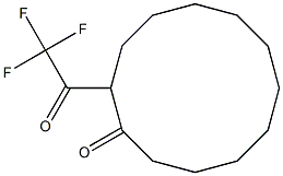 2-(TRIFLUOROACETYL)CYCLODODECANONE Struktur