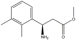 METHYL (3R)-3-AMINO-3-(2,3-DIMETHYLPHENYL)PROPANOATE Struktur