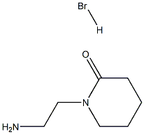 1-(2-AMINO-ETHYL)-PIPERIDIN-2-ONE HYDROBROMIDE Struktur