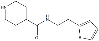 N-(2-THIEN-2-YLETHYL)PIPERIDINE-4-CARBOXAMIDE Struktur