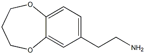 2-(3,4-DIHYDRO-2H-1,5-BENZODIOXEPIN-7-YL)ETHANAMINE Struktur