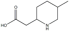 2-(5-METHYL-PIPERIDIN-2-YL)-ACETIC ACID Struktur