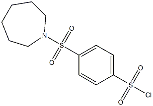 4-(AZEPAN-1-YLSULFONYL)BENZENESULFONYL CHLORIDE Struktur