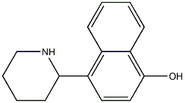 4-PIPERIDIN-2-YL-NAPHTHALEN-1-OL Struktur