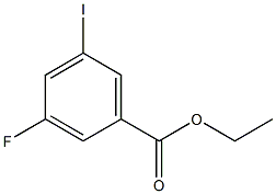 ETHYL 3-FLUORO-5-IODOBENZOATE Struktur