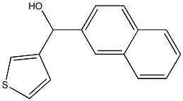 2-NAPHTHYL-(3-THIENYL)METHANOL Struktur