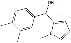 3,4-DIMETHYLPHENYL-(1-METHYL-2-PYRROLYL)METHANOL Struktur