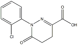 1-(2-CHLOROPHENYL)-6-OXO-1,4,5,6-TETRAHYDROPYRIDAZINE-3-CARBOXYLIC ACID Struktur