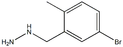 2-METHYL-5-BROMO-BENZYL-HYDRAZINE Struktur