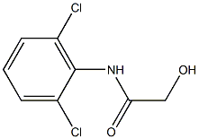 N-(2,6-DICHLOROPHENYL)-2-HYDROXYACETAMIDE Struktur