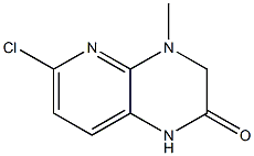 6-CHLORO-4-METHYL-3,4-DIHYDROPYRIDO[2,3-B]PYRAZIN-2(1H)-ONE Struktur