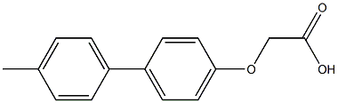 [(4'-METHYL-1,1'-BIPHENYL-4-YL)OXY]ACETIC ACID Struktur