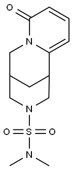 N,N-DIMETHYL-6-OXO-7,11-DIAZATRICYCLO[7.3.1.0~2,7~]TRIDECA-2,4-DIENE-11-SULFONAMIDE Struktur