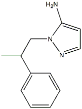 2-(2-PHENYL-PROPYL)-2H-PYRAZOL-3-YLAMINE Struktur