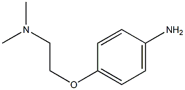 N-[2-(4-AMINOPHENOXY)ETHYL]-N,N-DIMETHYLAMINE Struktur